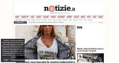Desktop Screenshot of notizie.it