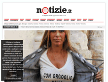 Tablet Screenshot of notizie.it
